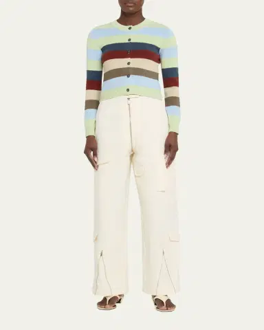 CHRISTOPHER JOHN ROGERS Flight Suit Cargo Cotton Trousers | Thumbnail 2 CHRISTOPHER JOHN ROGERS Flight Suit Cargo Cotton Trousers | Thumbnail 2
