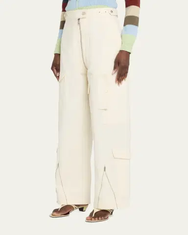CHRISTOPHER JOHN ROGERS Flight Suit Cargo Cotton Trousers | Thumbnail 4 CHRISTOPHER JOHN ROGERS Flight Suit Cargo Cotton Trousers | Thumbnail 4