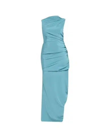 CHRISTOPHER JOHN ROGERS Silk Yanked Long Column Gown | Thumbnail 1 CHRISTOPHER JOHN ROGERS Silk Yanked Long Column Gown | Thumbnail 1