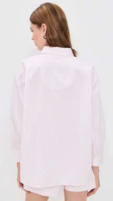 Suzie Kondi Kappa Button-Up Shirt Blush Stripe | Thumbnail 4 Suzie Kondi Kappa Button-Up Shirt Blush Stripe | Thumbnail 4
