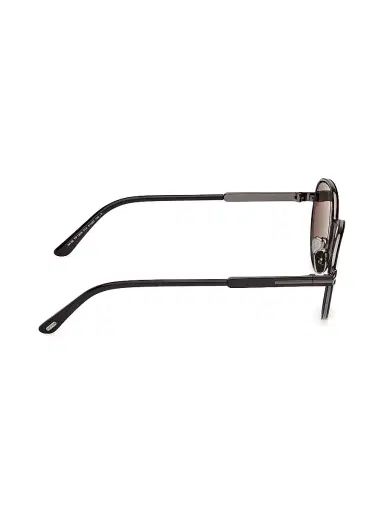 Tom Ford Men's Jet 51MM Round Sunglasses - Black | Thumbnail 7 Tom Ford Men's Jet 51MM Round Sunglasses - Black | Thumbnail 7