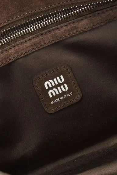 Miu Miu Camoscio Handbag | Thumbnail 7 Miu Miu Camoscio Handbag | Thumbnail 7