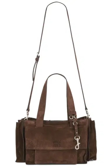 Miu Miu Camoscio Handbag | Thumbnail 1 Miu Miu Camoscio Handbag | Thumbnail 1