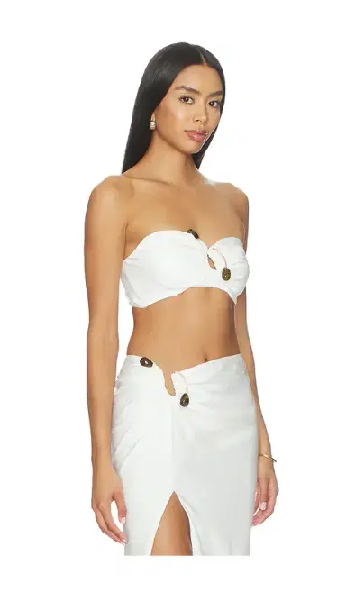 Bardot Dylan Satin Bandeau Top | Thumbnail 2 Bardot Dylan Satin Bandeau Top | Thumbnail 2