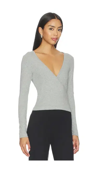 DONNI. The Baby Rib Criss Cross Long Sleeve | Thumbnail 2 DONNI. The Baby Rib Criss Cross Long Sleeve | Thumbnail 2