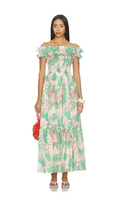 Poupette St Barth Suzanne Long Dress | Thumbnail 1 Poupette St Barth Suzanne Long Dress | Thumbnail 1
