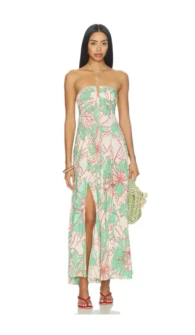 Poupette St Barth Carla Long Dress | Thumbnail 1 Poupette St Barth Carla Long Dress | Thumbnail 1
