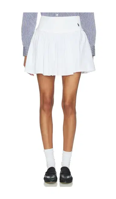 Polo Ralph Lauren Poplin Mini A Line Skirt | Thumbnail 1 Polo Ralph Lauren Poplin Mini A Line Skirt | Thumbnail 1