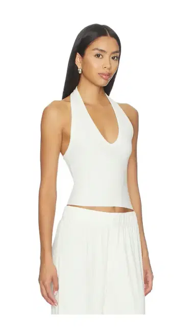 ÉTERNE Cropped Halter Top | Thumbnail 2 ÉTERNE Cropped Halter Top | Thumbnail 2