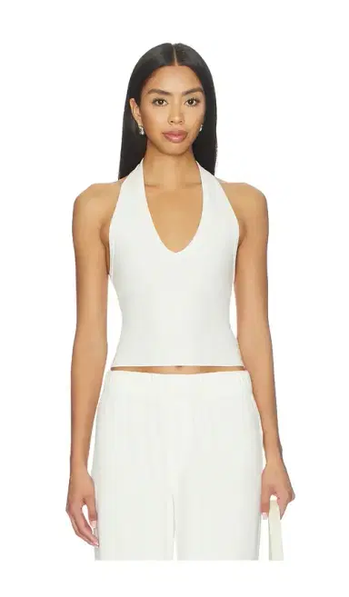 ÉTERNE Cropped Halter Top | Thumbnail 1 ÉTERNE Cropped Halter Top | Thumbnail 1