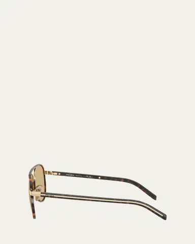 Prada PR B57S Aviator Steel Sunglasses | Thumbnail 3 Prada PR B57S Aviator Steel Sunglasses | Thumbnail 3