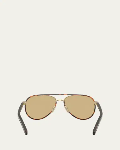 Prada PR B57S Aviator Steel Sunglasses | Thumbnail 4 Prada PR B57S Aviator Steel Sunglasses | Thumbnail 4