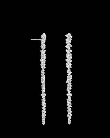 Shashi Kalista Pave Earrings with Cubic Zirconia | Thumbnail 2 Shashi Kalista Pave Earrings with Cubic Zirconia | Thumbnail 2