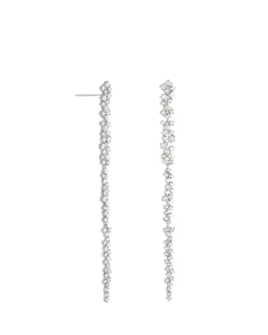 Shashi Kalista Pave Earrings with Cubic Zirconia | Thumbnail 1 Shashi Kalista Pave Earrings with Cubic Zirconia | Thumbnail 1