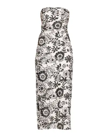 Ramy Brook Bonnie Strapless Floral Sequin Column Midi Dress | Thumbnail 1 Ramy Brook Bonnie Strapless Floral Sequin Column Midi Dress | Thumbnail 1