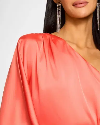 Ramy Brook Opal One-Shoulder High-Low Gown | Thumbnail 5 Ramy Brook Opal One-Shoulder High-Low Gown | Thumbnail 5