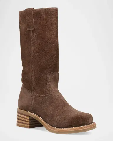 Frye Campus 12R Suede Mid-Calf Boots | Thumbnail 2 Frye Campus 12R Suede Mid-Calf Boots | Thumbnail 2