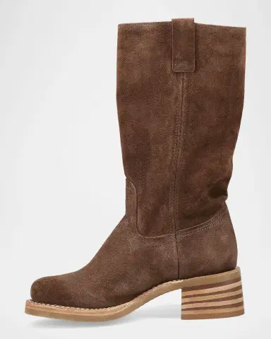 Frye Campus 12R Suede Mid-Calf Boots | Thumbnail 3 Frye Campus 12R Suede Mid-Calf Boots | Thumbnail 3