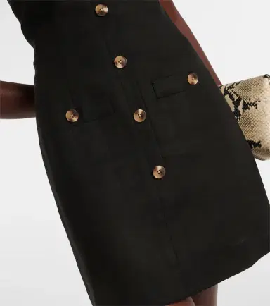 Veronica Beard Roxanne linen-blend shirt dress | Thumbnail 2 Veronica Beard Roxanne linen-blend shirt dress | Thumbnail 2