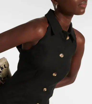 Veronica Beard Roxanne linen-blend shirt dress | Thumbnail 4 Veronica Beard Roxanne linen-blend shirt dress | Thumbnail 4