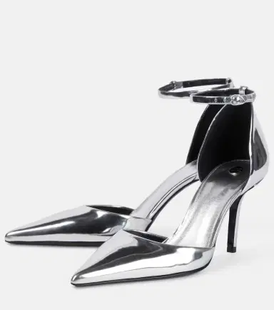 Proenza Schouler Slash 85 mirrored leather pumps | Thumbnail 4 Proenza Schouler Slash 85 mirrored leather pumps | Thumbnail 4