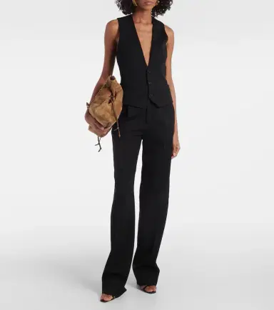 Saint Laurent Wool tuxedo pants | Thumbnail 3 Saint Laurent Wool tuxedo pants | Thumbnail 3