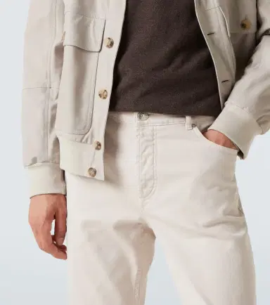 Brunello Cucinelli Mid-rise slim jeans | Thumbnail 2 Brunello Cucinelli Mid-rise slim jeans | Thumbnail 2