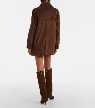 Nour Hammour Voltia suede jacket | Thumbnail 6 Nour Hammour Voltia suede jacket | Thumbnail 6