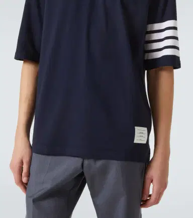 Thom Browne 4-Bar cotton jersey T-shirt | Thumbnail 3 Thom Browne 4-Bar cotton jersey T-shirt | Thumbnail 3