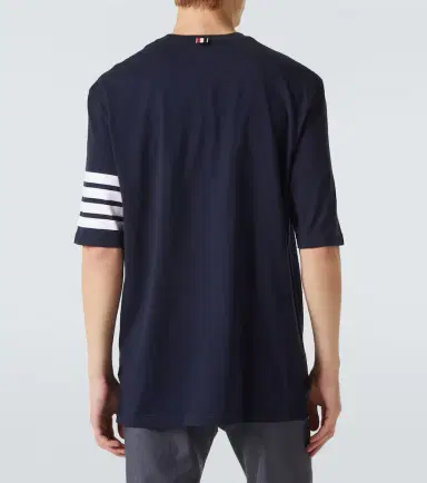 Thom Browne 4-Bar cotton jersey T-shirt | Thumbnail 5 Thom Browne 4-Bar cotton jersey T-shirt | Thumbnail 5