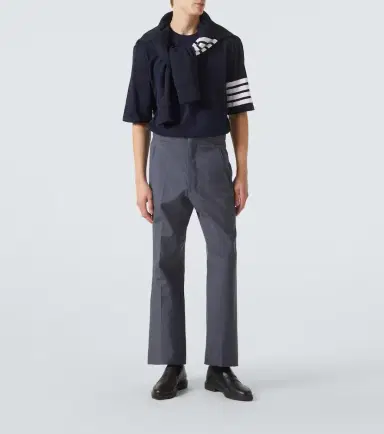 Thom Browne 4-Bar cotton jersey T-shirt | Thumbnail 6 Thom Browne 4-Bar cotton jersey T-shirt | Thumbnail 6