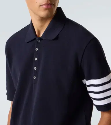 Thom Browne 4-Bar cotton polo shirt | Thumbnail 3 Thom Browne 4-Bar cotton polo shirt | Thumbnail 3