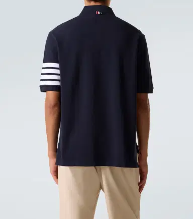 Thom Browne 4-Bar cotton polo shirt | Thumbnail 4 Thom Browne 4-Bar cotton polo shirt | Thumbnail 4