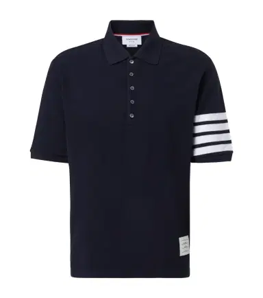 Thom Browne 4-Bar cotton polo shirt | Thumbnail 1 Thom Browne 4-Bar cotton polo shirt | Thumbnail 1