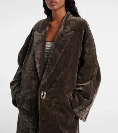 Jacques Wei Shearling-trimmed coat | Thumbnail 3 Jacques Wei Shearling-trimmed coat | Thumbnail 3