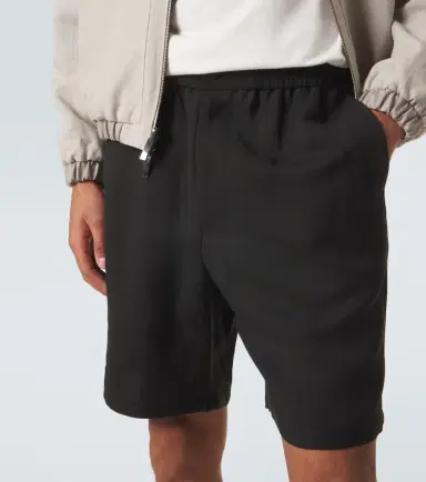 Ami Paris Ami De Caur gabardine shorts | Thumbnail 3 Ami Paris Ami De Caur gabardine shorts | Thumbnail 3