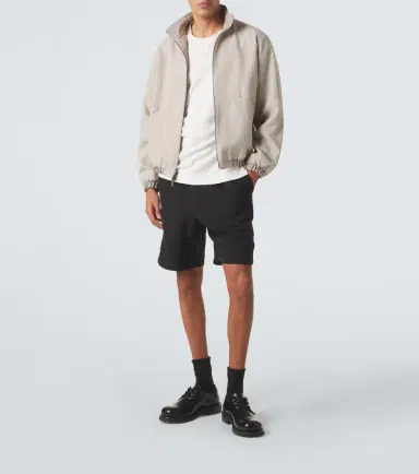 Ami Paris Ami De Caur gabardine shorts | Thumbnail 4 Ami Paris Ami De Caur gabardine shorts | Thumbnail 4
