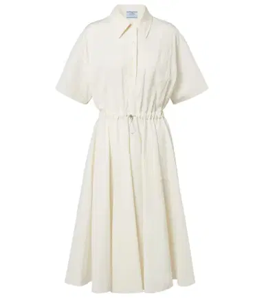 Prada Cotton-blend polo dress | Thumbnail 1 Prada Cotton-blend polo dress | Thumbnail 1