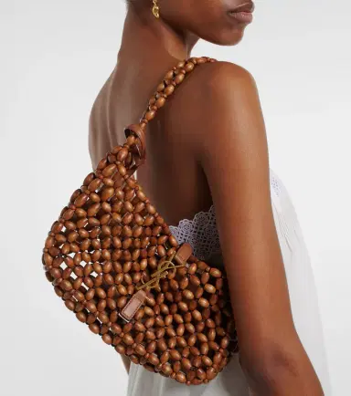 Saint Laurent Le 5 à 7 beaded shoulder bag | Thumbnail 5 Saint Laurent Le 5 à 7 beaded shoulder bag | Thumbnail 5