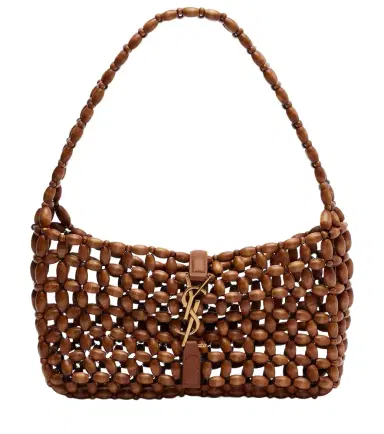 Saint Laurent Le 5 à 7 beaded shoulder bag | Thumbnail 1 Saint Laurent Le 5 à 7 beaded shoulder bag | Thumbnail 1