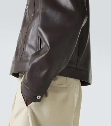 Bottega Veneta Intrecciato leather jacket | Thumbnail 6 Bottega Veneta Intrecciato leather jacket | Thumbnail 6