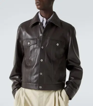 Bottega Veneta Intrecciato leather jacket | Thumbnail 8 Bottega Veneta Intrecciato leather jacket | Thumbnail 8