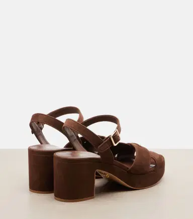 Prada Suede platform sandals | Thumbnail 3 Prada Suede platform sandals | Thumbnail 3