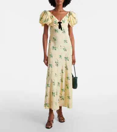 Rodarte Floral silk crêpe gown | Thumbnail 2 Rodarte Floral silk crêpe gown | Thumbnail 2