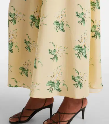 Rodarte Floral silk crêpe gown | Thumbnail 3 Rodarte Floral silk crêpe gown | Thumbnail 3