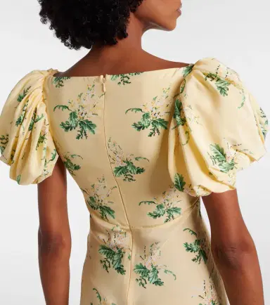 Rodarte Floral silk crêpe gown | Thumbnail 6 Rodarte Floral silk crêpe gown | Thumbnail 6