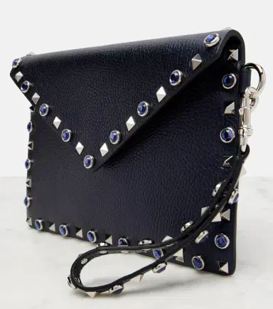 Valentino Garavani Rockstud Medium leather pouch | Thumbnail 4 Valentino Garavani Rockstud Medium leather pouch | Thumbnail 4