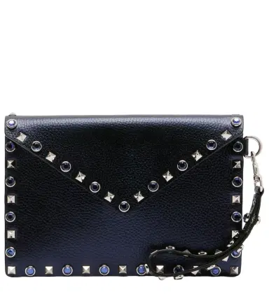 Valentino Garavani Rockstud Medium leather pouch | Thumbnail 1 Valentino Garavani Rockstud Medium leather pouch | Thumbnail 1
