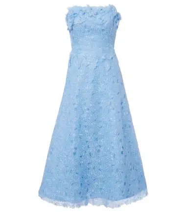 Costarellos Anessa embroidered organza cocktail dress | Thumbnail 1 Costarellos Anessa embroidered organza cocktail dress | Thumbnail 1