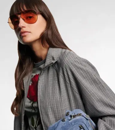 Acne Studios Logo aviator sunglasses | Thumbnail 5 Acne Studios Logo aviator sunglasses | Thumbnail 5